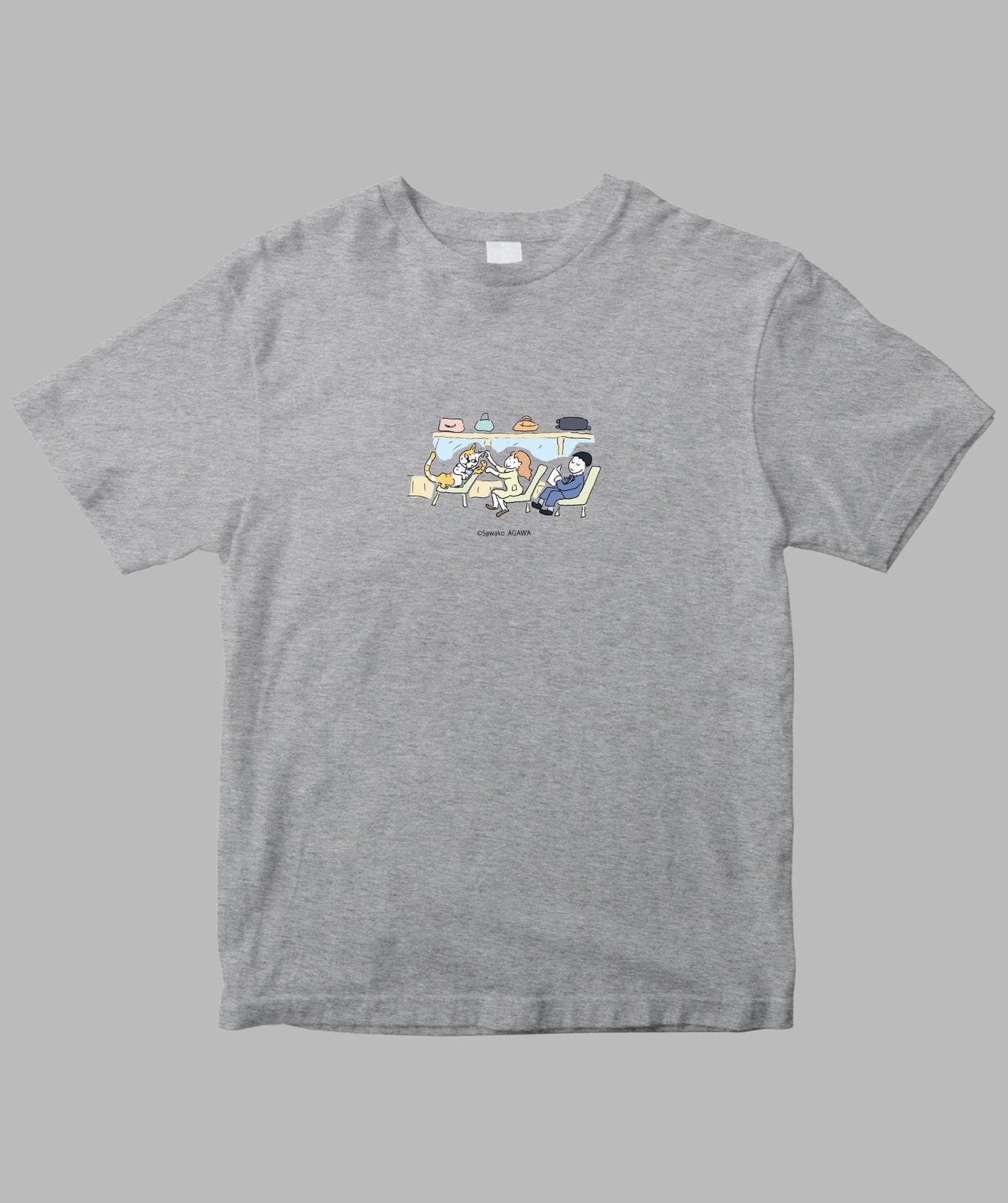 阿川佐和子 / だいたいしあわせ イラストTシャツ 小さなシアワセ / 晶文社