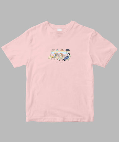 阿川佐和子 / だいたいしあわせ イラストTシャツ 小さなシアワセ / 晶文社