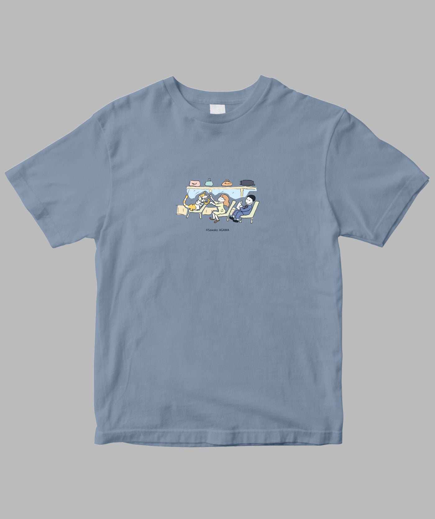 阿川佐和子 / だいたいしあわせ イラストTシャツ 小さなシアワセ / 晶文社