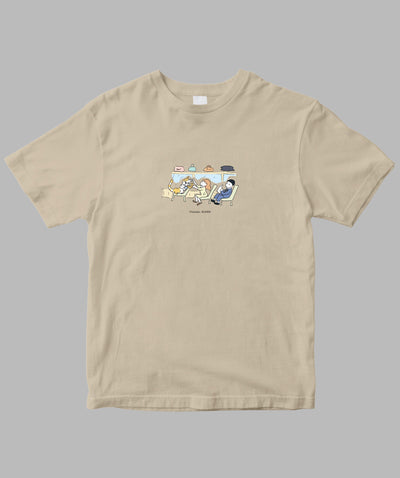 阿川佐和子 / だいたいしあわせ イラストTシャツ 小さなシアワセ / 晶文社