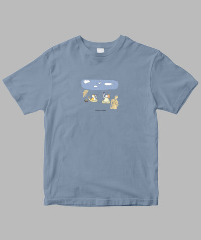阿川佐和子 / だいたいしあわせ イラストTシャツ 月のゆくえ / 晶文社