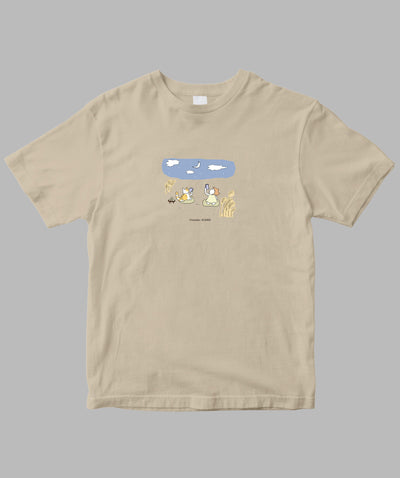 阿川佐和子 / だいたいしあわせ イラストTシャツ 月のゆくえ / 晶文社