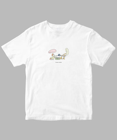 阿川佐和子 / だいたいしあわせ イラストTシャツ 不要福 / 晶文社