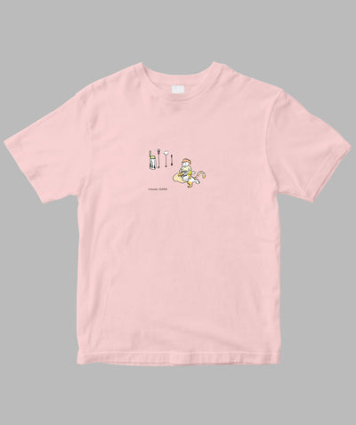 阿川佐和子 / だいたいしあわせ イラストTシャツ 父と耳かき / 晶文社