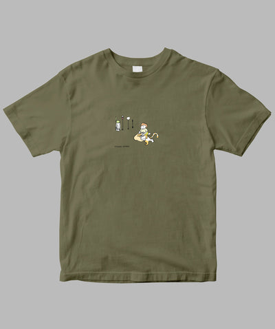 阿川佐和子 / だいたいしあわせ イラストTシャツ 父と耳かき / 晶文社