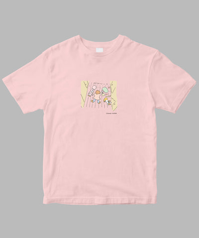 阿川佐和子 / だいたいしあわせ イラストTシャツ 廊下現象 / 晶文社