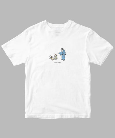 阿川佐和子 / だいたいしあわせ イラストTシャツ 怒声の利 / 晶文社