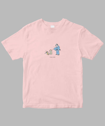阿川佐和子 / だいたいしあわせ イラストTシャツ 怒声の利 / 晶文社