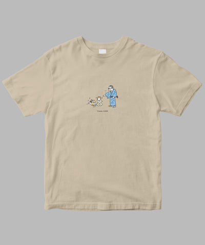 阿川佐和子 / だいたいしあわせ イラストTシャツ 怒声の利 / 晶文社