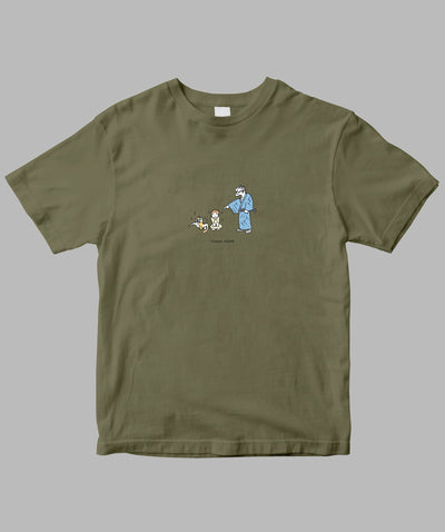 阿川佐和子 / だいたいしあわせ イラストTシャツ 怒声の利 / 晶文社