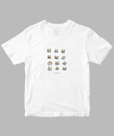 阿川佐和子 / だいたいしあわせ イラストTシャツ 猫ダイタイ / 晶文社