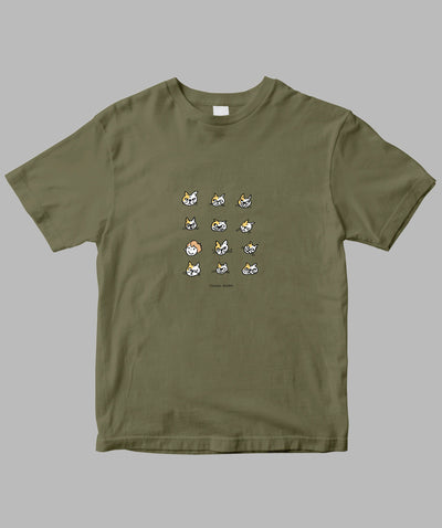 阿川佐和子 / だいたいしあわせ イラストTシャツ 猫ダイタイ / 晶文社