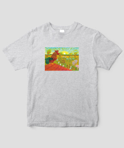 どきどきTシャツ「あさいちばん どきどきしてる」/ 偕成社