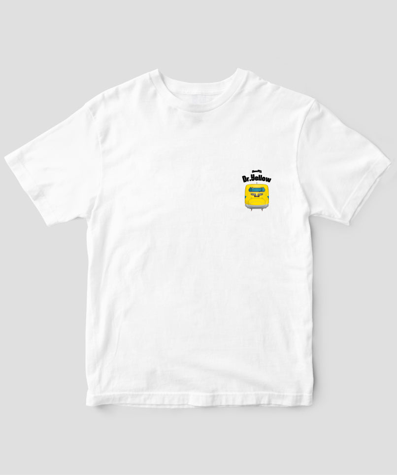 ドクターイエローモチーフTシャツ Type C / 天夢人