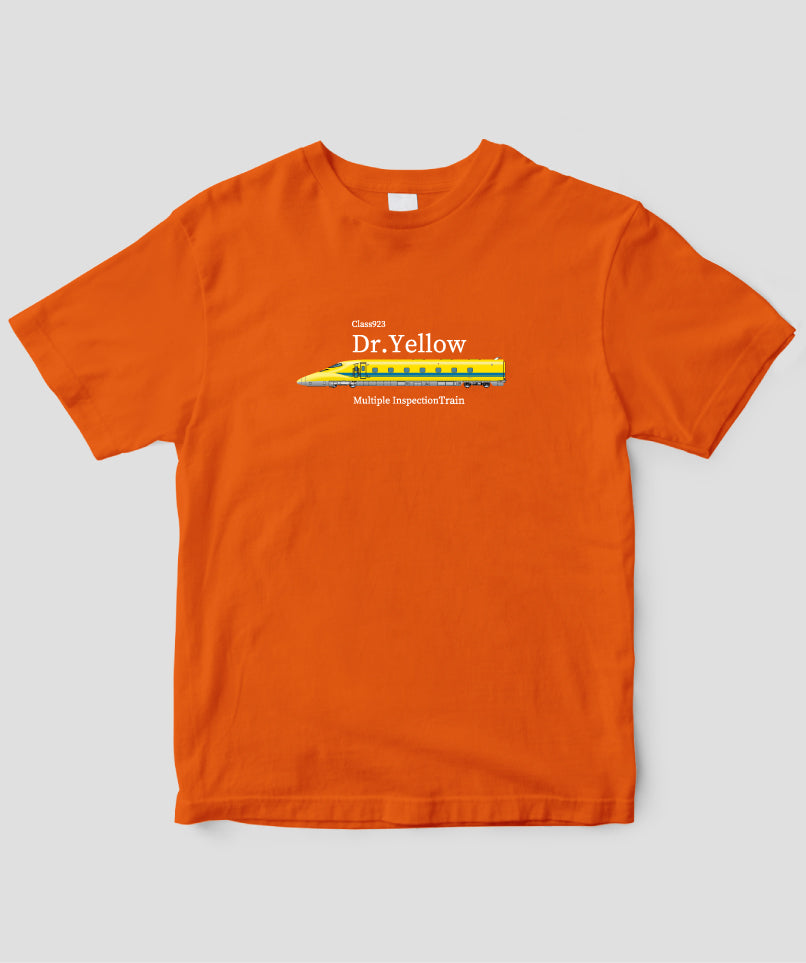 ドクターイエローモチーフTシャツ Type D / 天夢人