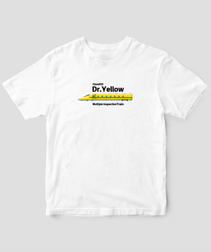 ドクターイエローモチーフTシャツ Type E / 天夢人