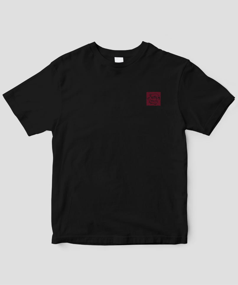 【キッズ】山と溪谷／『源流居酒屋』釣りバカTシャツ_文字白Type_A／山と溪谷社