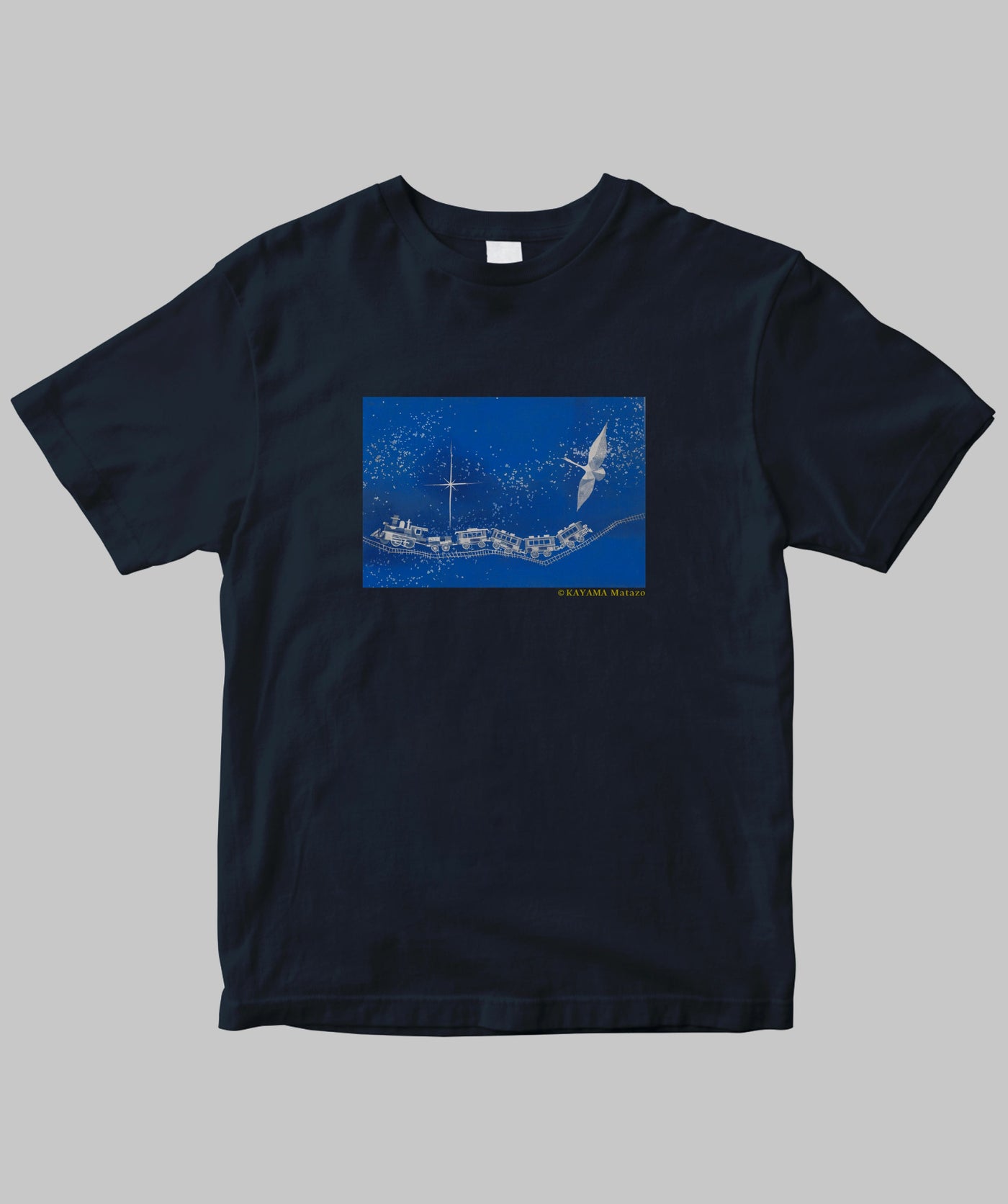 マドンナ 　ray of light　貴重 オフィシャル Tシャツ 青　Lサイズ 宮沢賢治 / 新編 銀河鉄道の夜 表紙デザイン Tシャツ / 新潮社 – pTa
