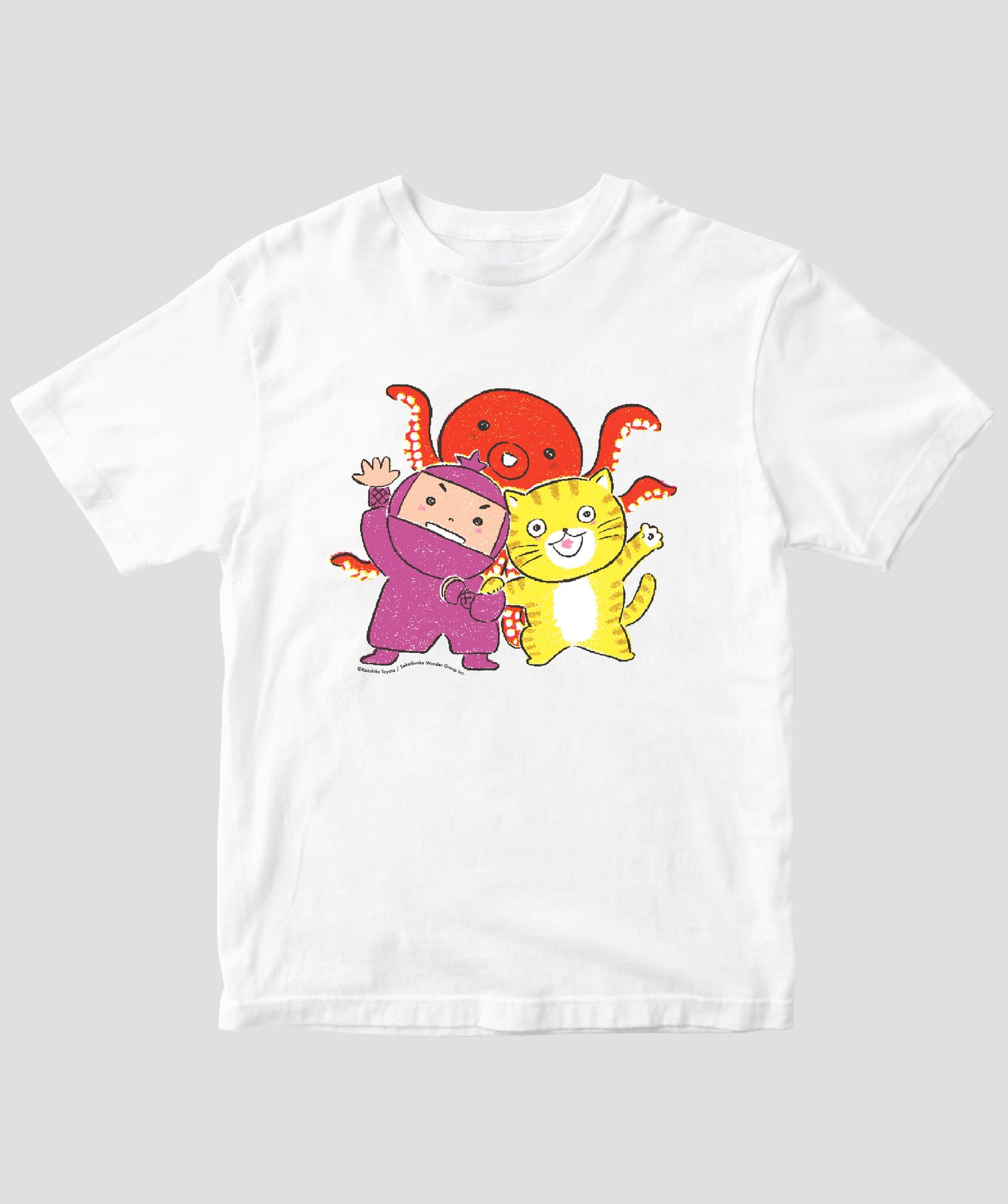 【キッズ】とよた かずひこ『はじまるよ はじまるよ』Tシャツ / 世界文化ワンダーグループ