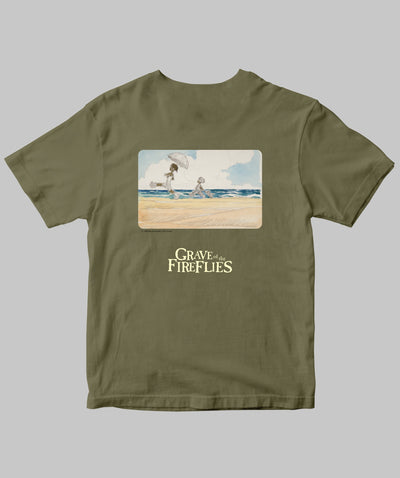 アニメ映画「火垂るの墓」 / オリジナルTシャツ TypeA（バックプリント） / 新潮社