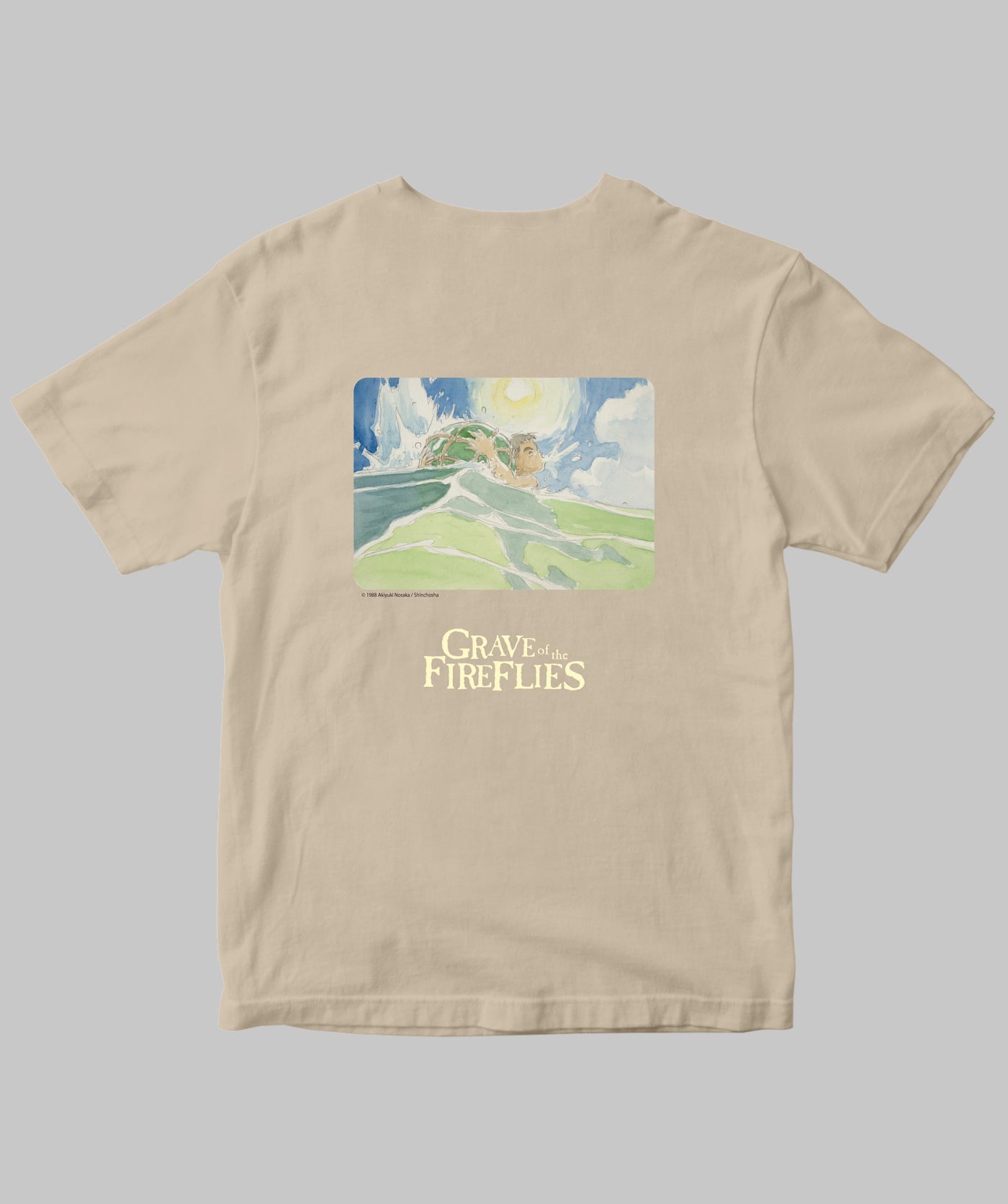 アニメ映画「火垂るの墓」 / オリジナルTシャツ TypeC（バックプリント） / 新潮社