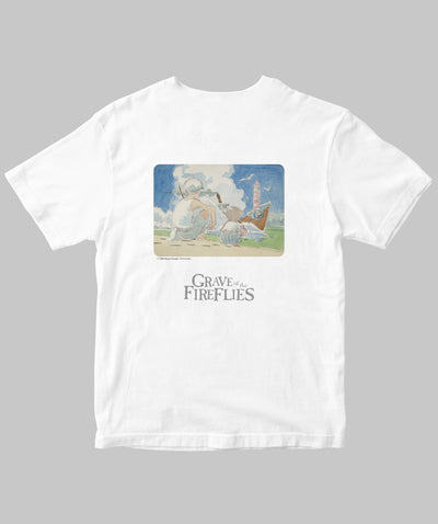 アニメ映画「火垂るの墓」 / オリジナルTシャツ TypeD（バックプリント） / 新潮社