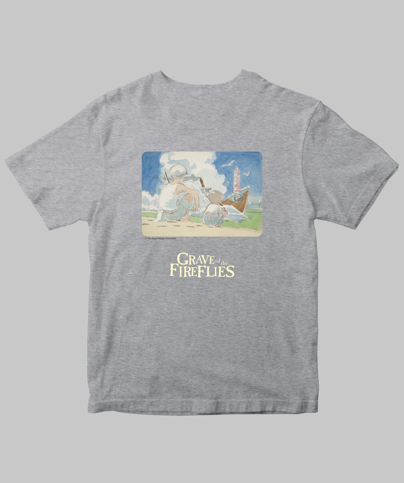 アニメ映画「火垂るの墓」 / オリジナルTシャツ TypeD（バックプリント） / 新潮社