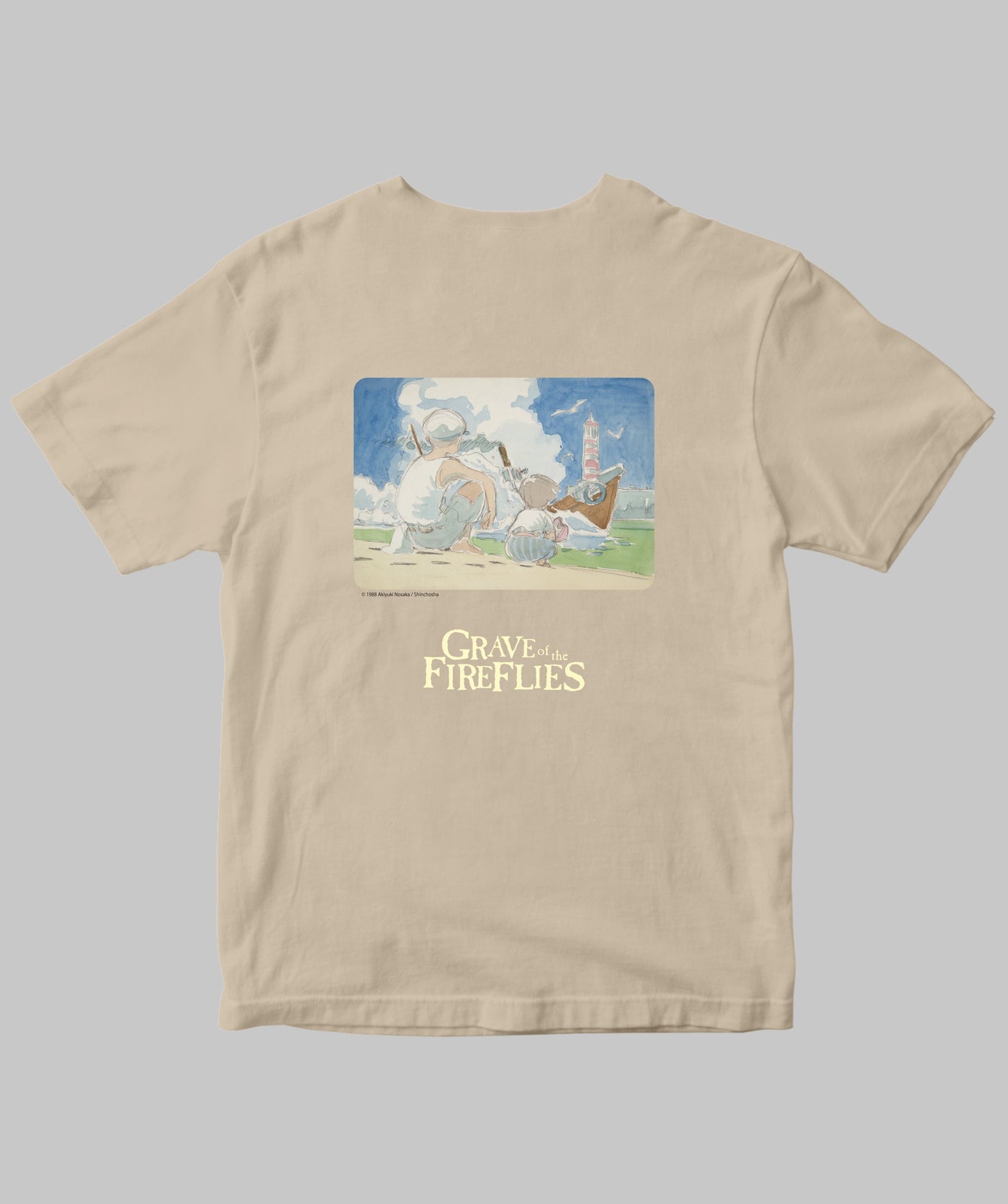 アニメ映画「火垂るの墓」 / オリジナルTシャツ TypeD（バックプリント） / 新潮社