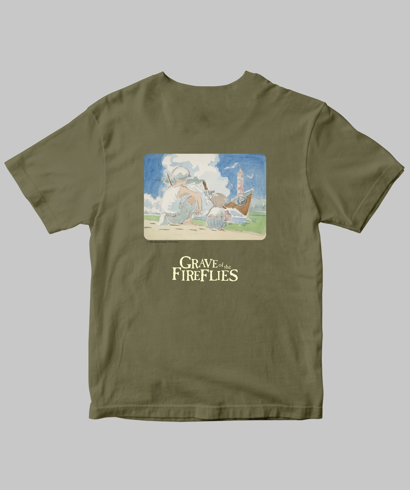 アニメ映画「火垂るの墓」 / オリジナルTシャツ TypeD（バックプリント） / 新潮社