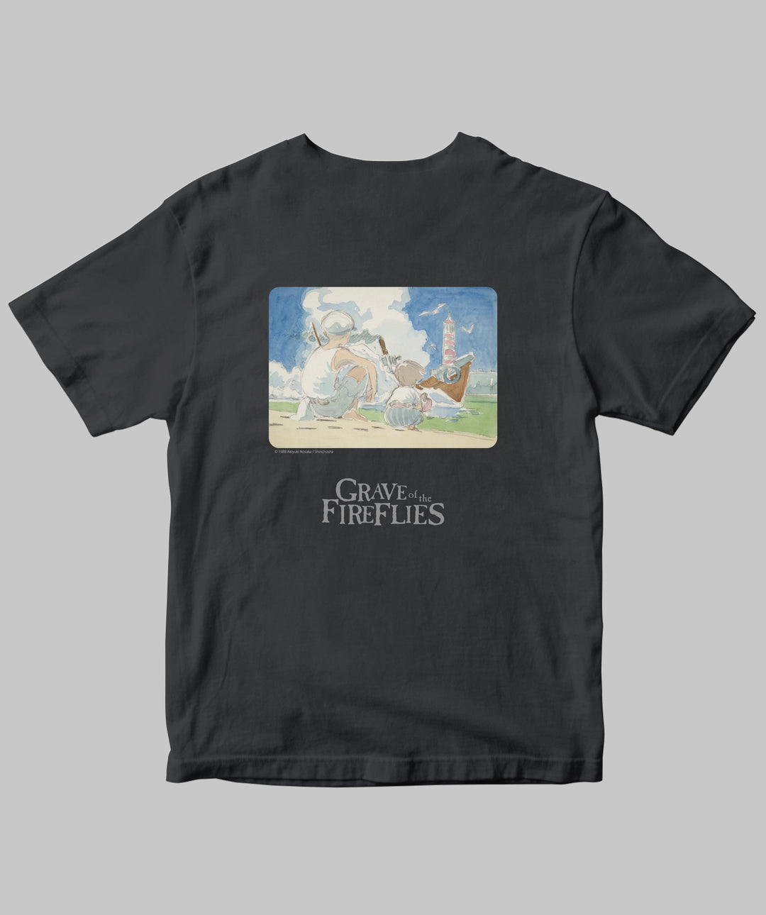 アニメ映画「火垂るの墓」 / オリジナルTシャツ TypeD（バックプリント