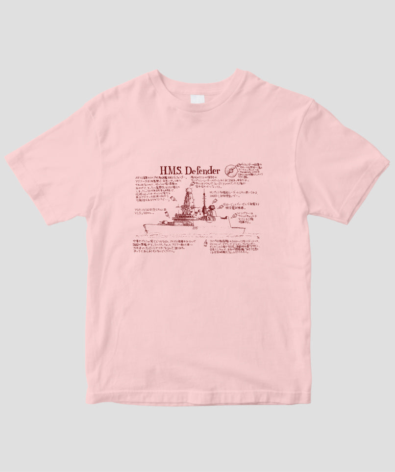 いさくの艦艇モデルノロヂオ / 英海軍ディフェンダー Tシャツ / イカロス出版