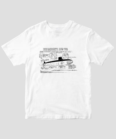 いさくの艦艇モデルノロヂオ / 米海軍ミシシッピ Tシャツ / イカロス出版
