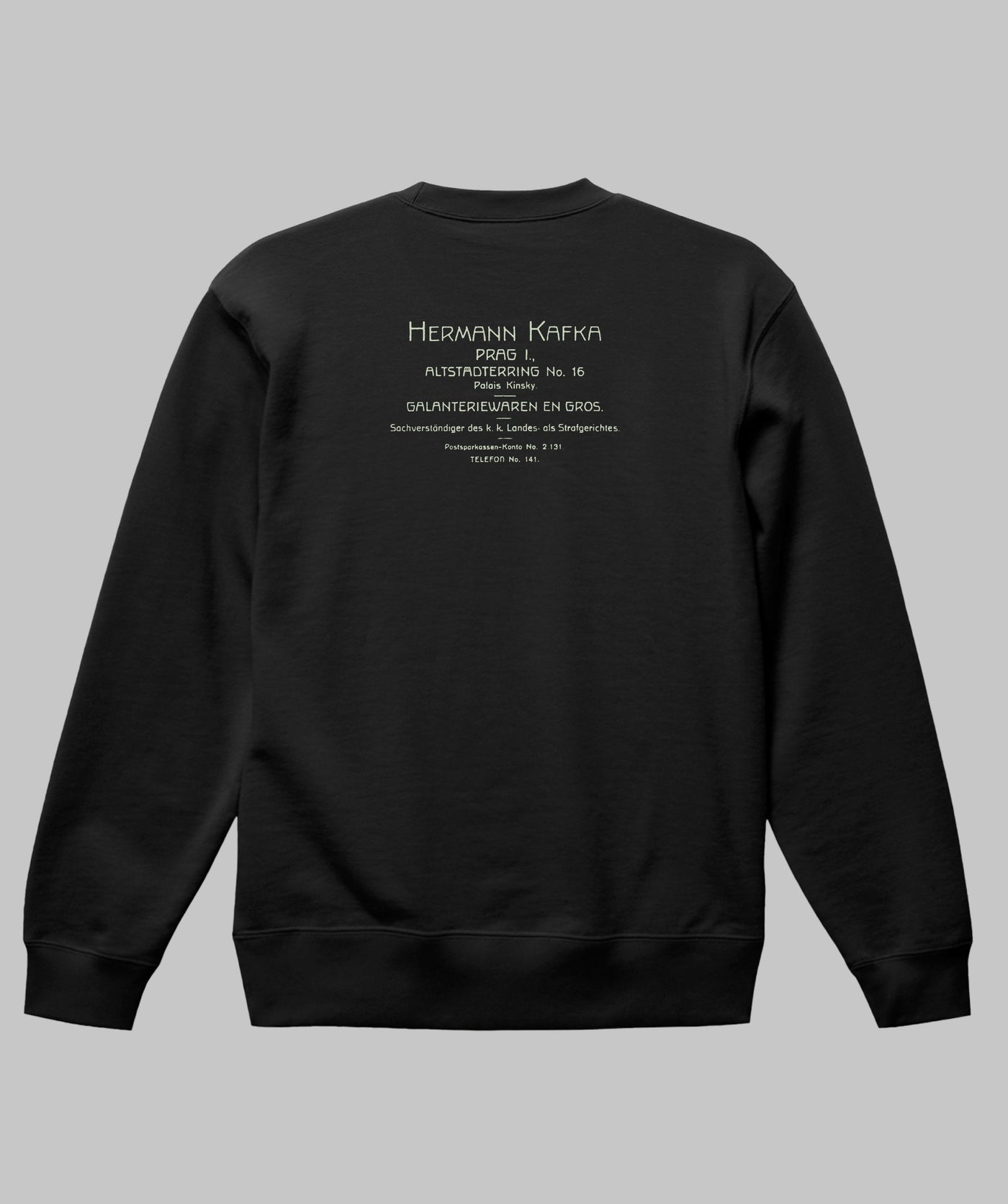 【両面パターン】村上春樹 / 海辺のカフカ スウェットType B / 新潮社