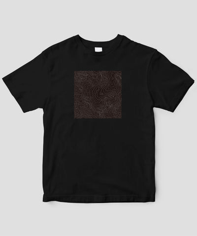 等高線Tシャツ 涸沢 スクエア小 / 山と溪谷社