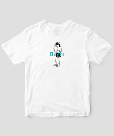 LaLa Begin / ロゴ＆イラストTシャツ sunglasses / 世界文化社