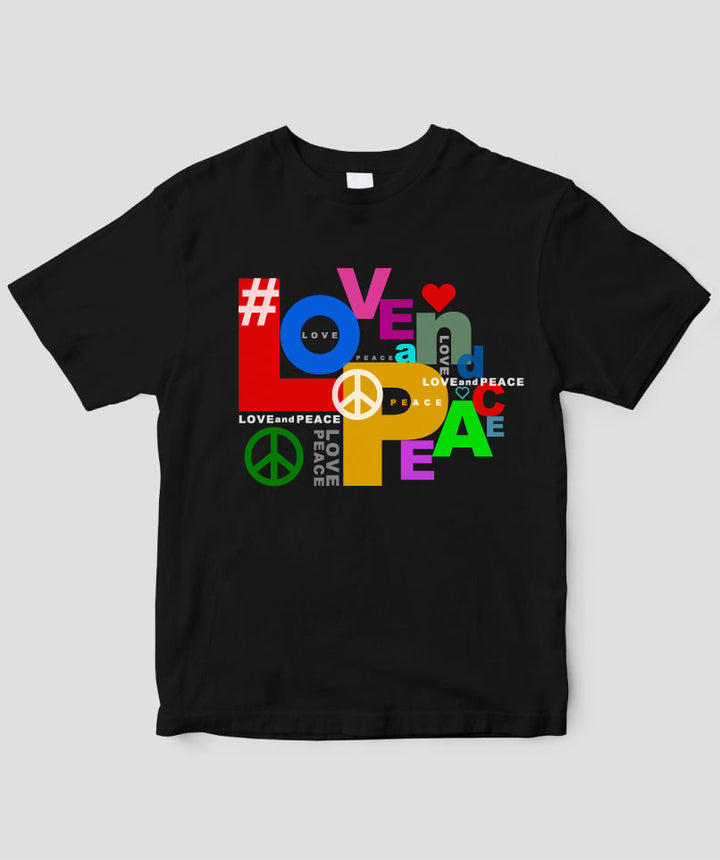 LOVE AND PEACE 英語版 Tシャツ Type B / 三修社 – pTa . shop LOVE AND PEACE 英語版 Tシャツ Type B / 三修社 – pTa . shop