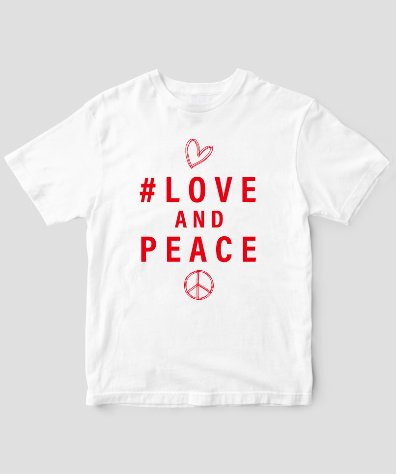 LOVE AND PEACE 英語版 Tシャツ Type J / 三修社 – pTa . shop