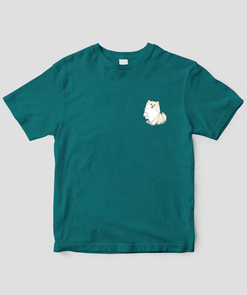 うちのむっくはいつも楽しそう / むっくのワンポイントTシャツ / ワニブックス