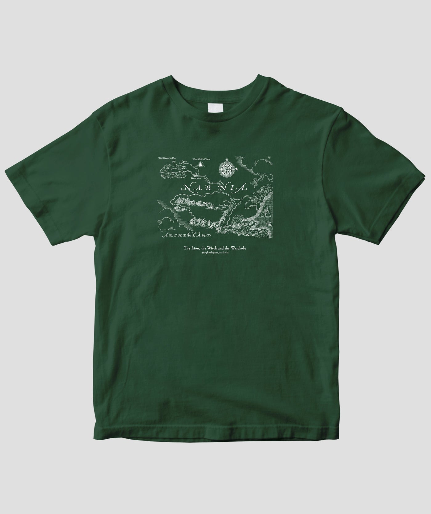 ナルニア国物語 / 地図 オリジナルTシャツ TypeC / 新潮社