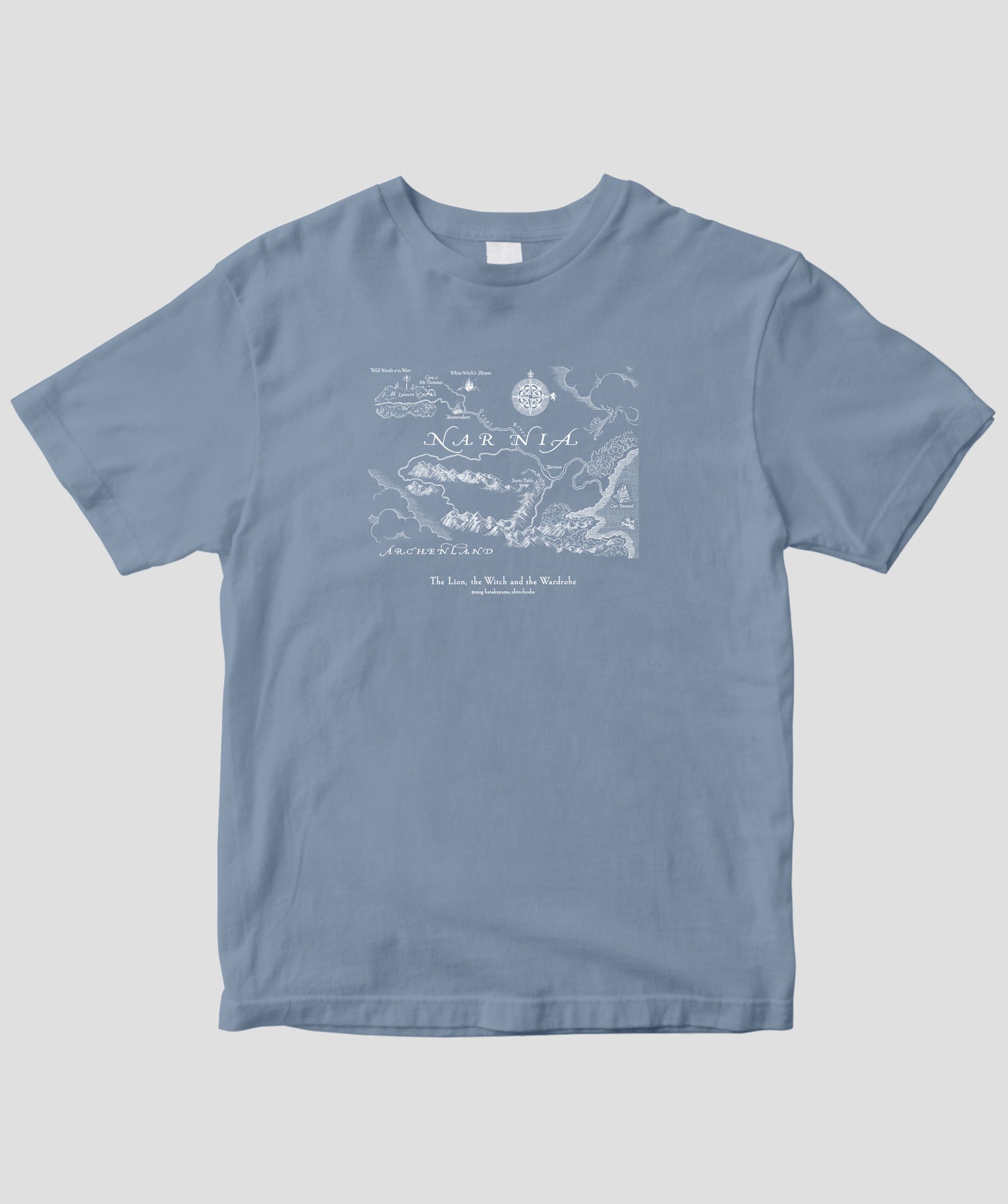ナルニア国物語 / 地図 オリジナルTシャツ TypeC / 新潮社