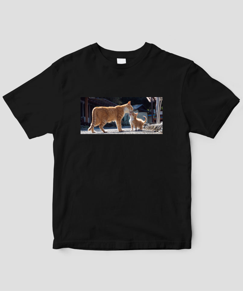 simabossneko / 『キス猫』Tシャツ / ワニブックス
