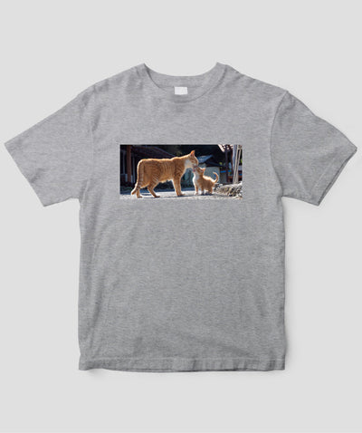 simabossneko / 『キス猫』Tシャツ / ワニブックス