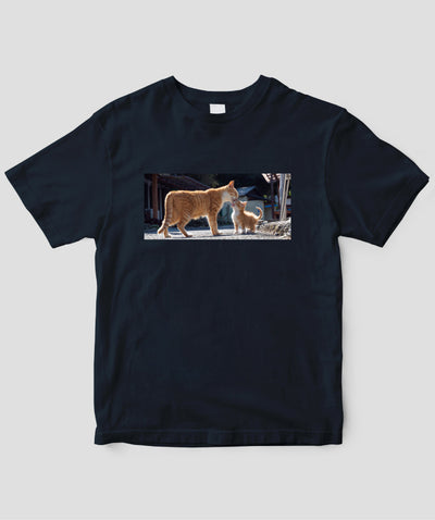 simabossneko / 『キス猫』Tシャツ / ワニブックス