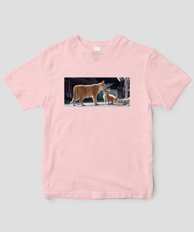 simabossneko / 『キス猫』Tシャツ / ワニブックス