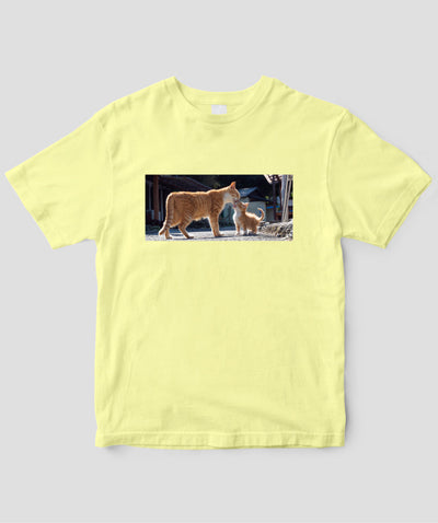 simabossneko / 『キス猫』Tシャツ / ワニブックス