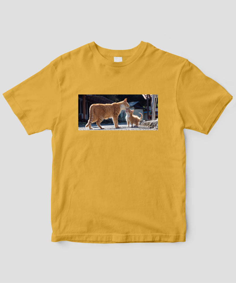 simabossneko / 『キス猫』Tシャツ / ワニブックス