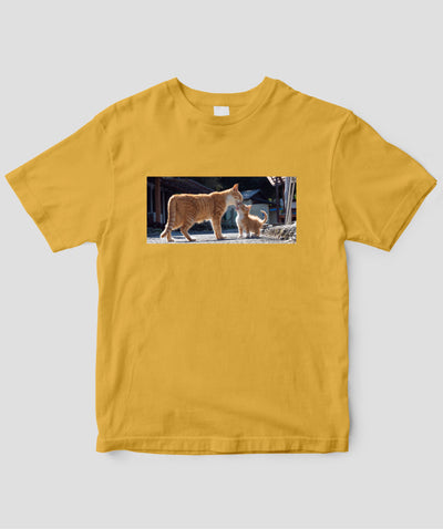 simabossneko / 『キス猫』Tシャツ / ワニブックス