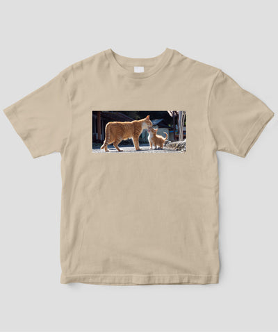 simabossneko / 『キス猫』Tシャツ / ワニブックス