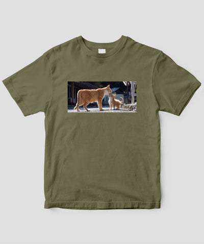 simabossneko / 『キス猫』Tシャツ / ワニブックス