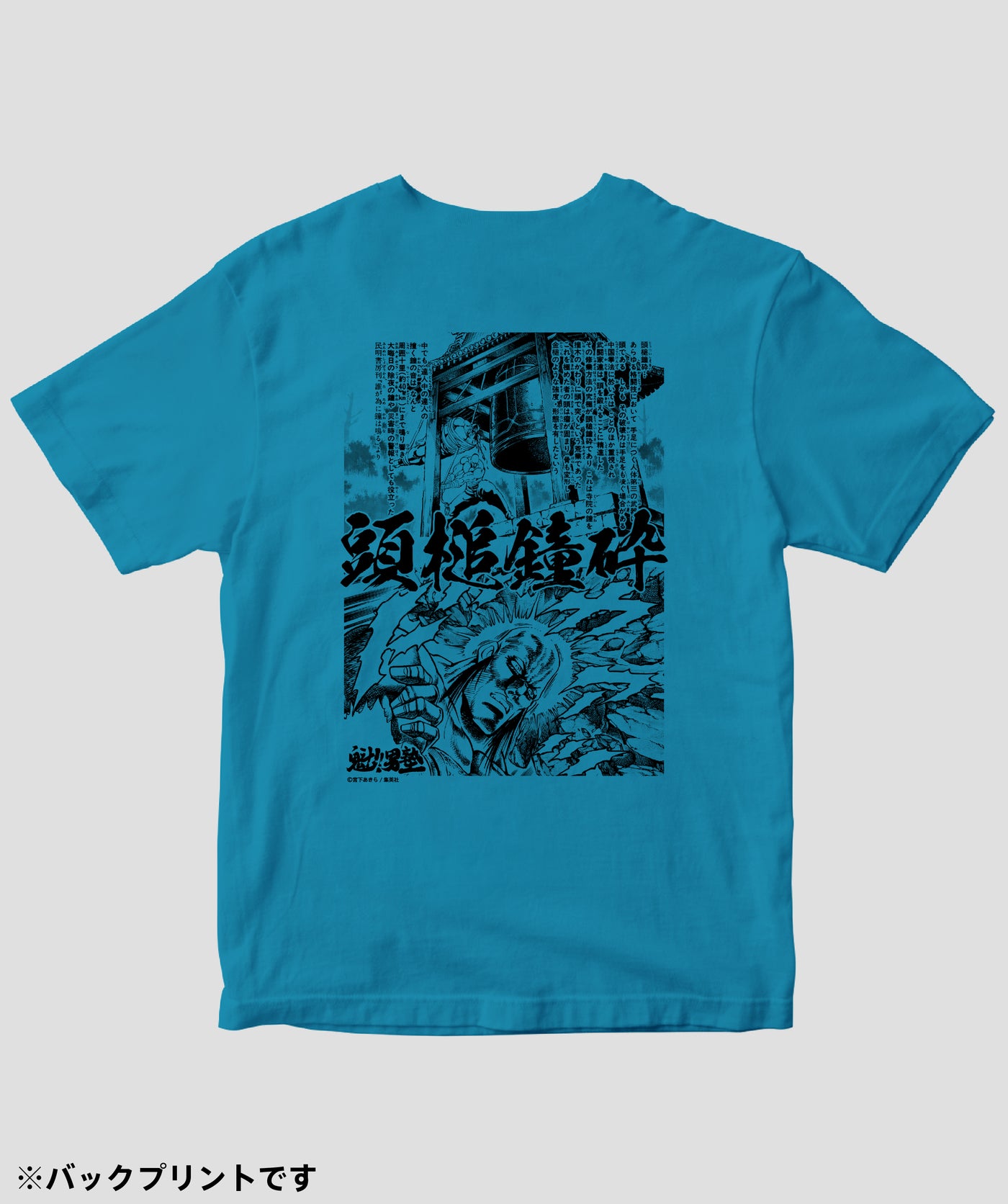 魁!!男塾 / 民明書房 奥義・頭槌鐘砕 Tシャツ / ICE – pTa . shop